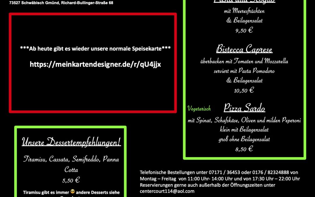 Wochenkarte KW 37/2023