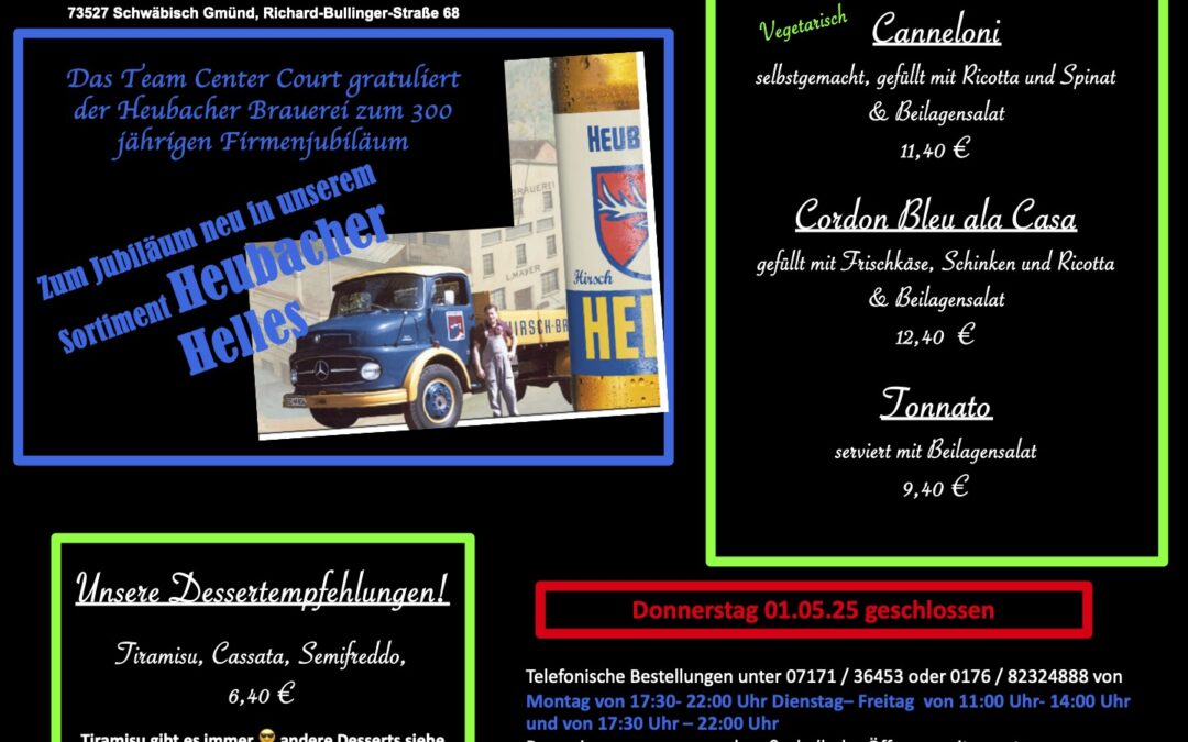 Wochenkarte KW 18/2025