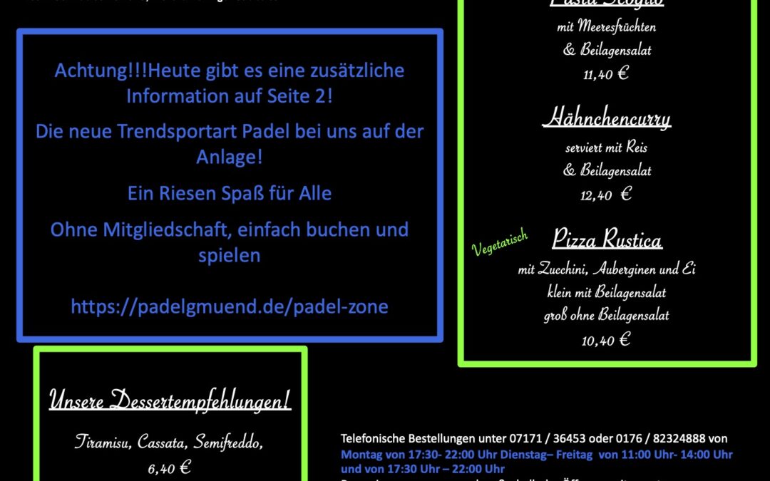 Wochenkarte KW 27/2025