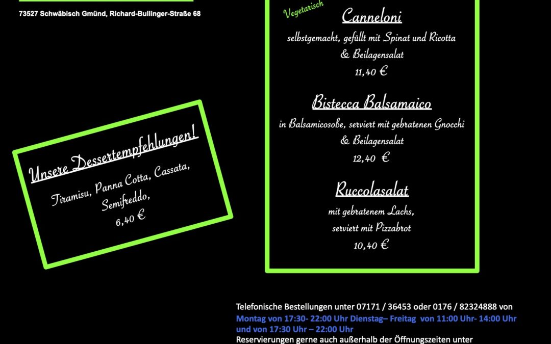 Wochenkarte KW 30/2025