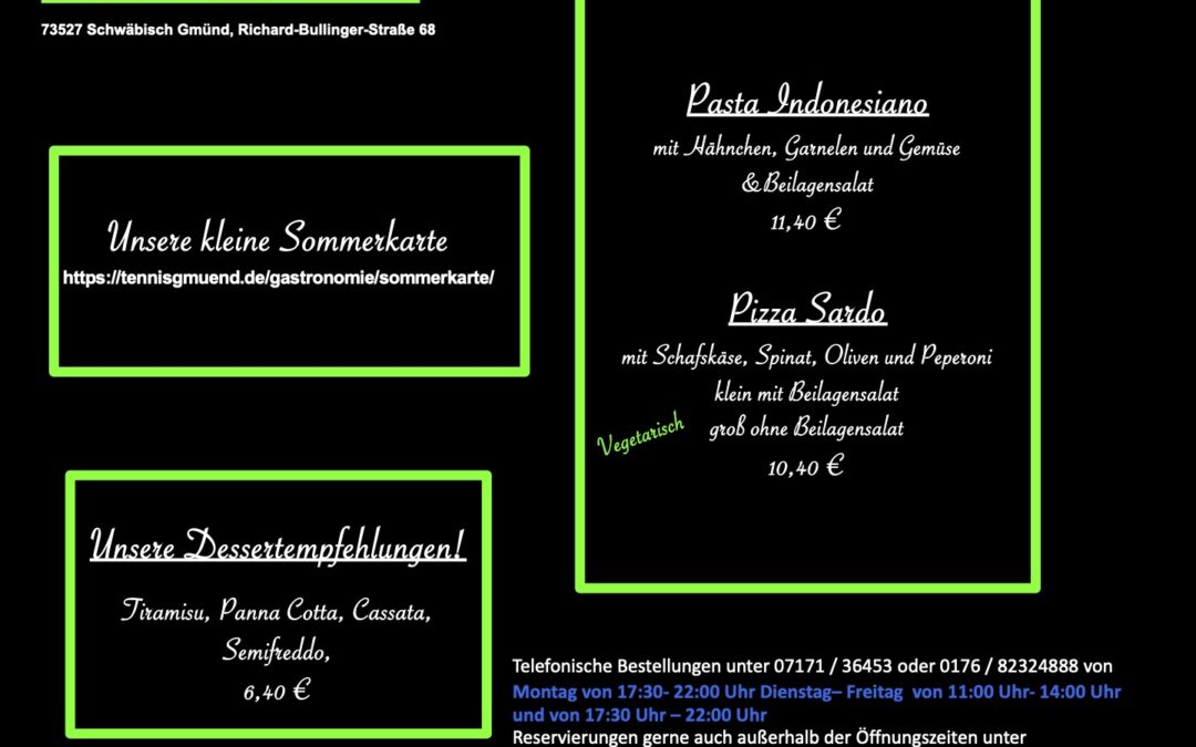 Wochenkarte KW 36/2025