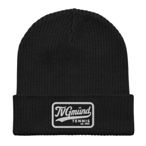 TV Gmünd - Retro Badge | Gerippte Bio-Beanie