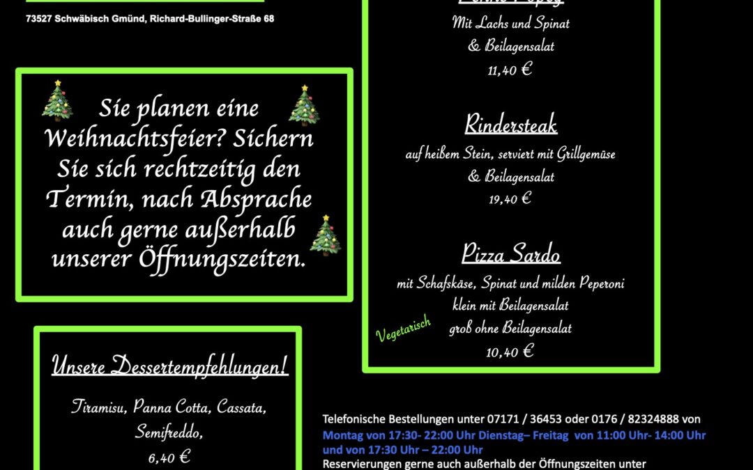 Wochenkarte KW 45/2025