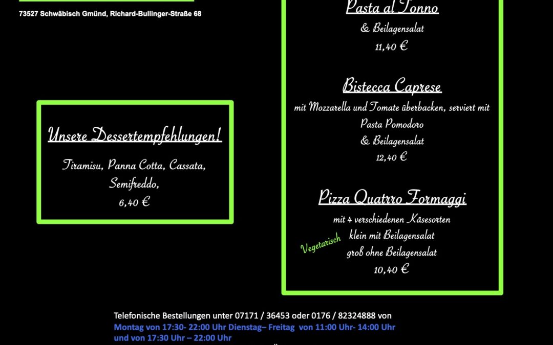 Wochenkarte KW 04/2026