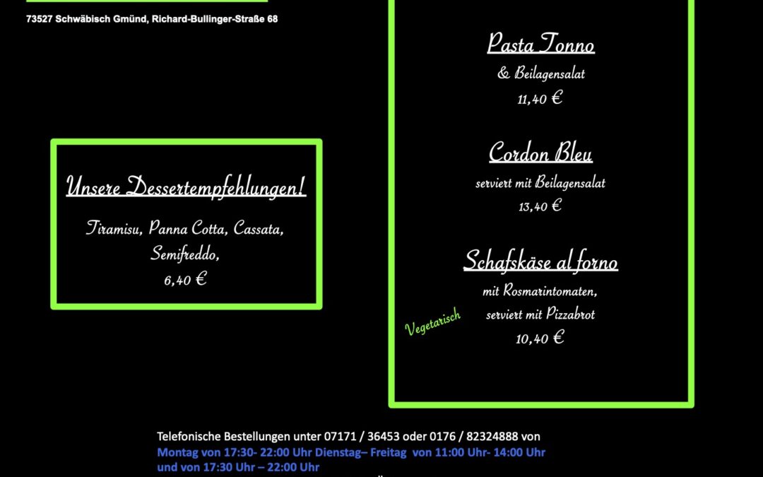 Wochenkarte KW 10/2026