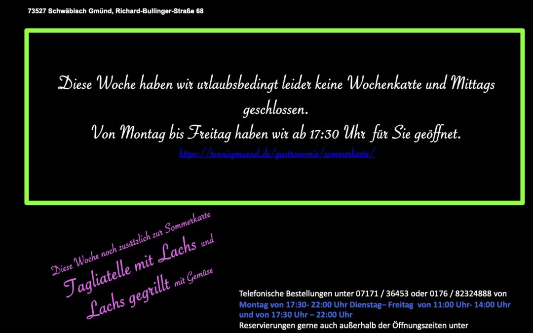 Wochenkarte KW 42/2026